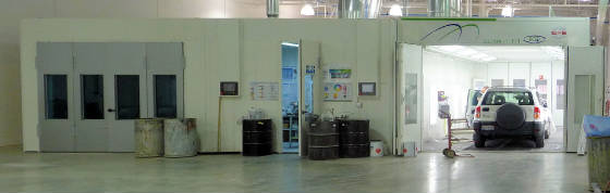 Arlington Toyota Paint Booth and Mix Room.JPG
